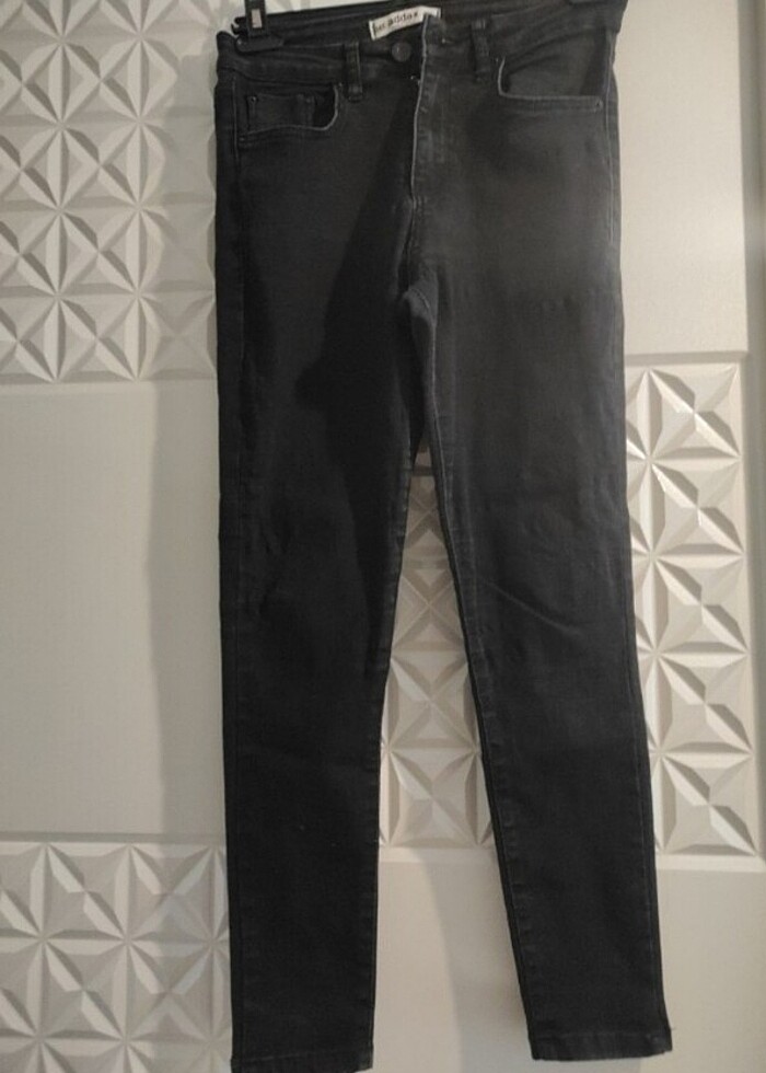 addax 38 beden siyah jean likralı - Görsel 2