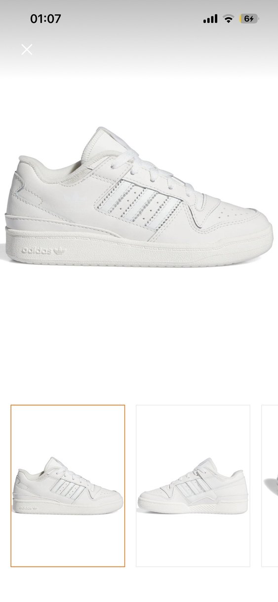 Adidas Beyaz çocuk Spor Ayakkabı - Görsel 3