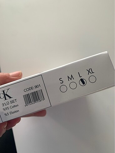 l Beden Calvin klein 3 lü takım