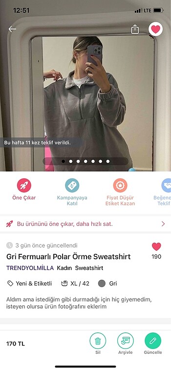 Trendyol Polar Sweat