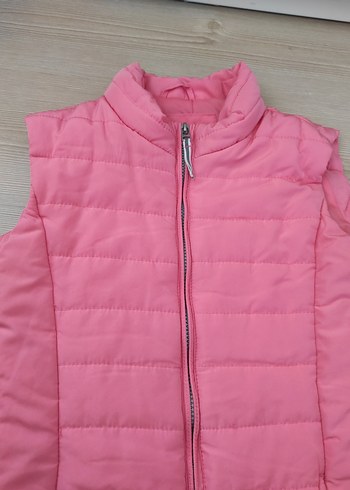 Pembe Fermuarlı kız çocuk şişme Yelek - Görsel 3