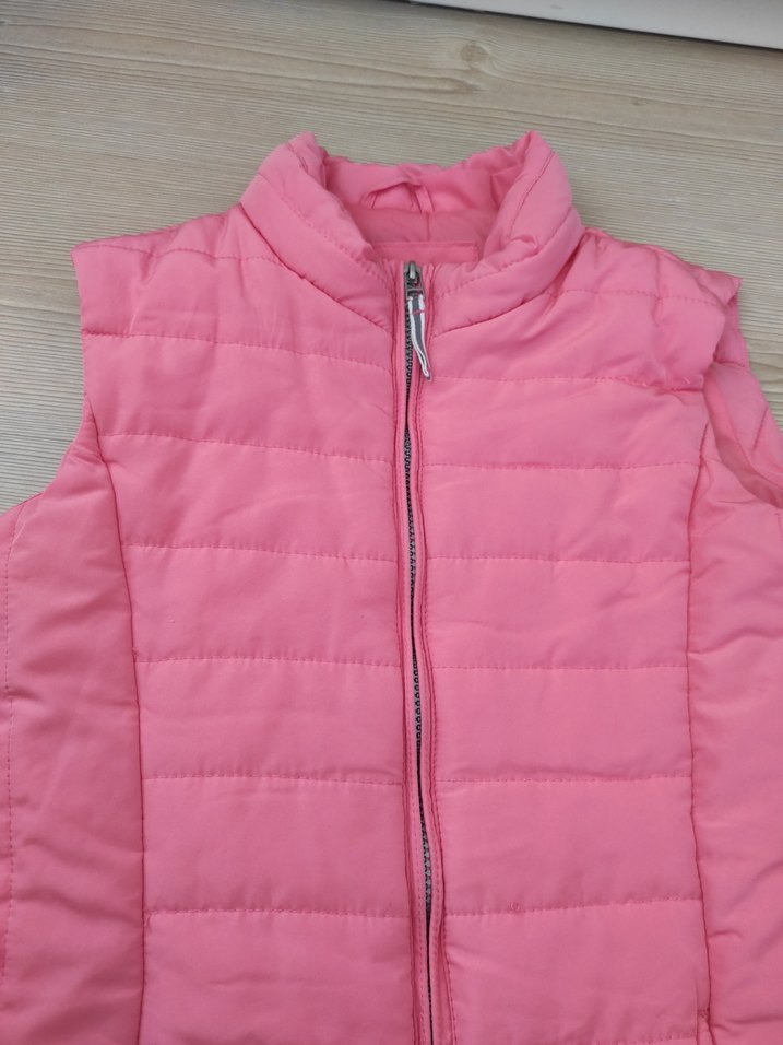 Pembe Fermuarlı kız çocuk şişme Yelek - Görsel 3