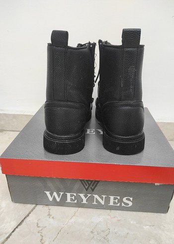 Siyah Tokalı Erkek Goth Bot - Görsel 2