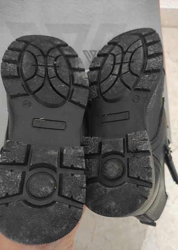 Siyah Tokalı Erkek Goth Bot - Görsel 5