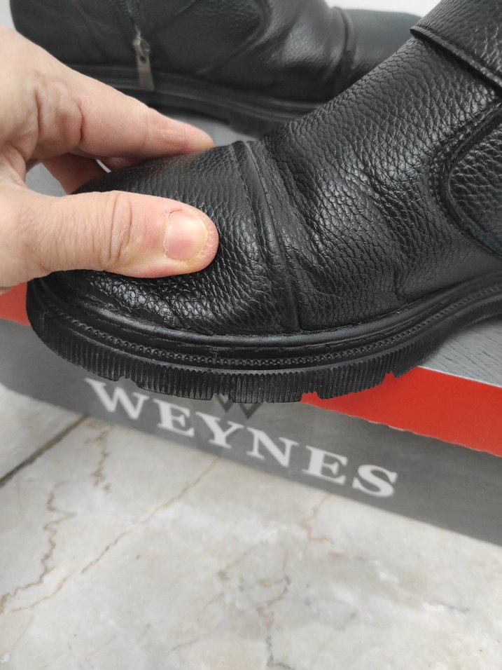 Siyah Tokalı Erkek Lastik Bot - Görsel 4