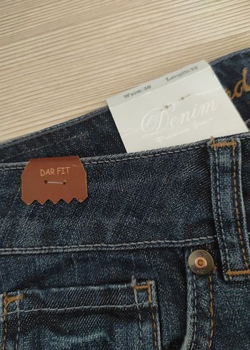 Günlük Kullanım Lacivert Kadın Kot Pantolon - Görsel 4