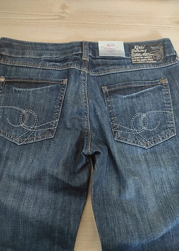 Günlük Kullanım Lacivert Kadın Kot Pantolon - Görsel 7