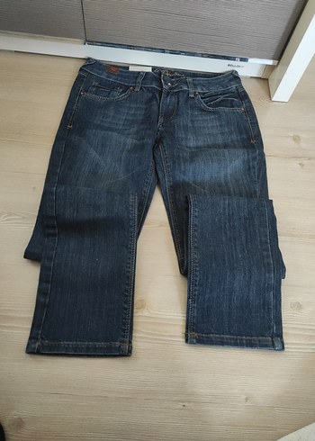 Günlük Kullanım Lacivert Kadın Kot Pantolon - Görsel 2