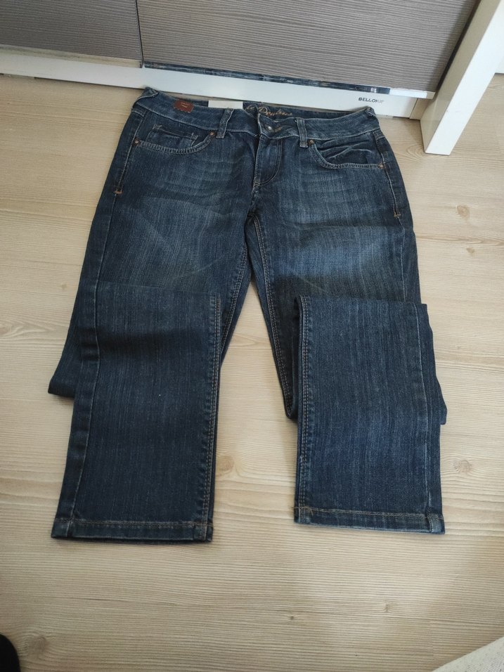 Günlük Kullanım Lacivert Kadın Kot Pantolon - Görsel 2