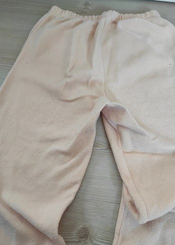Kız Uzun Kollu Peluş Detaylı  pijama Takımı - Görsel 8