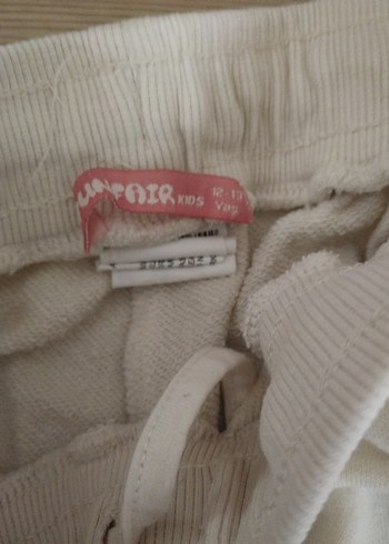 Beyaz Örgü Detaylı Kız Eşofman Takımı - Görsel 6