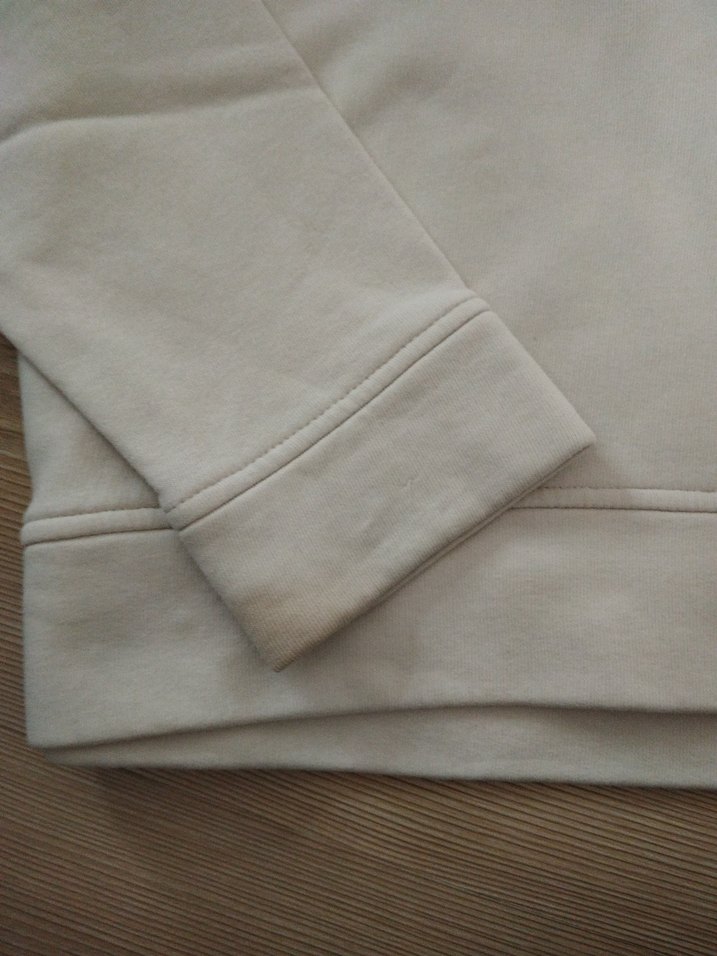 Bohem Nakışlı Bej kız çocuk kapşonlu sweatshirt - Görsel 5