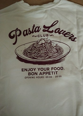 Beyaz Pamuklu kız çocuk sweatshirt - Görsel 7