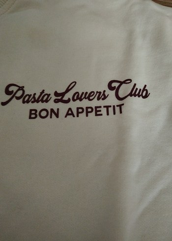 Beyaz Pamuklu kız çocuk sweatshirt - Görsel 3