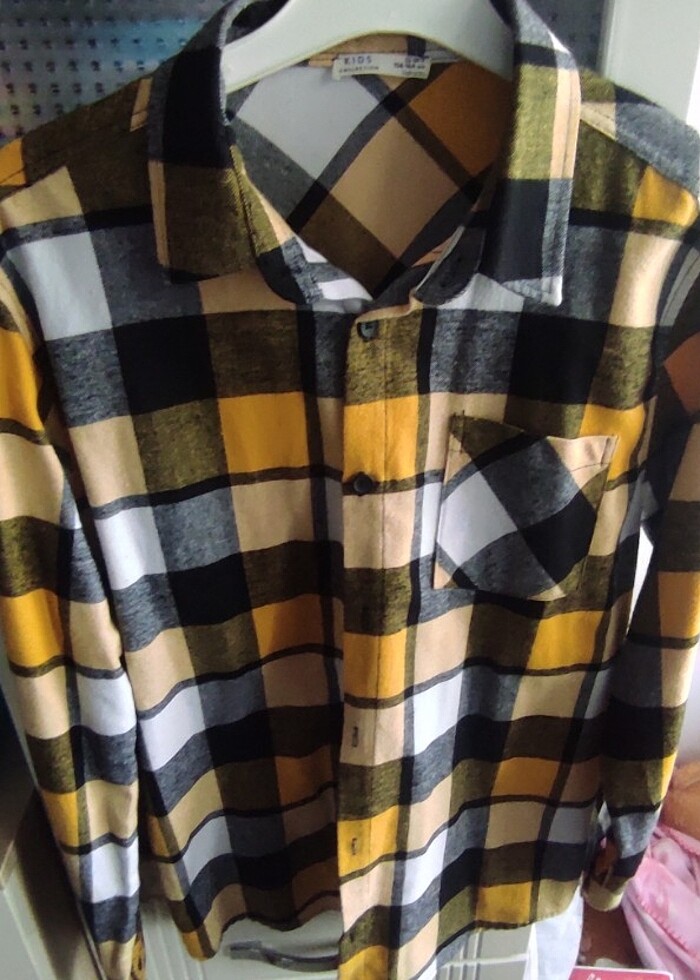 Erkek çocuk oduncu gömlek  - Görsel 3