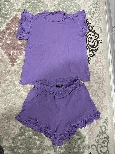 Lila pijama takımı