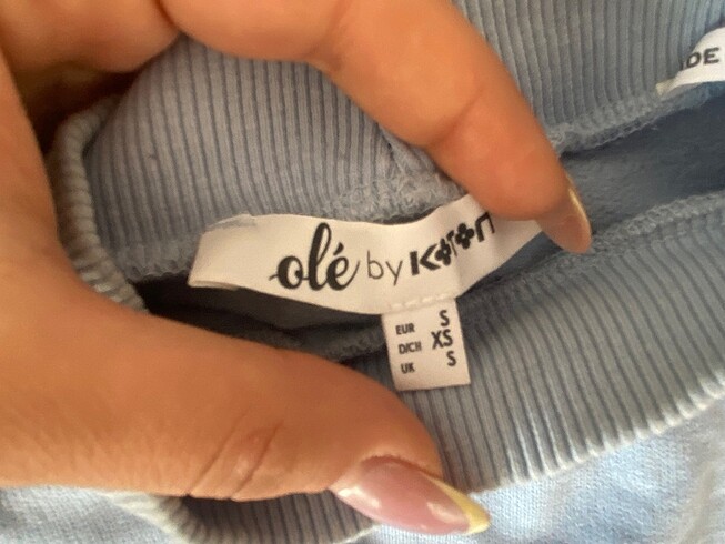 s Beden Koton Crop Sweat