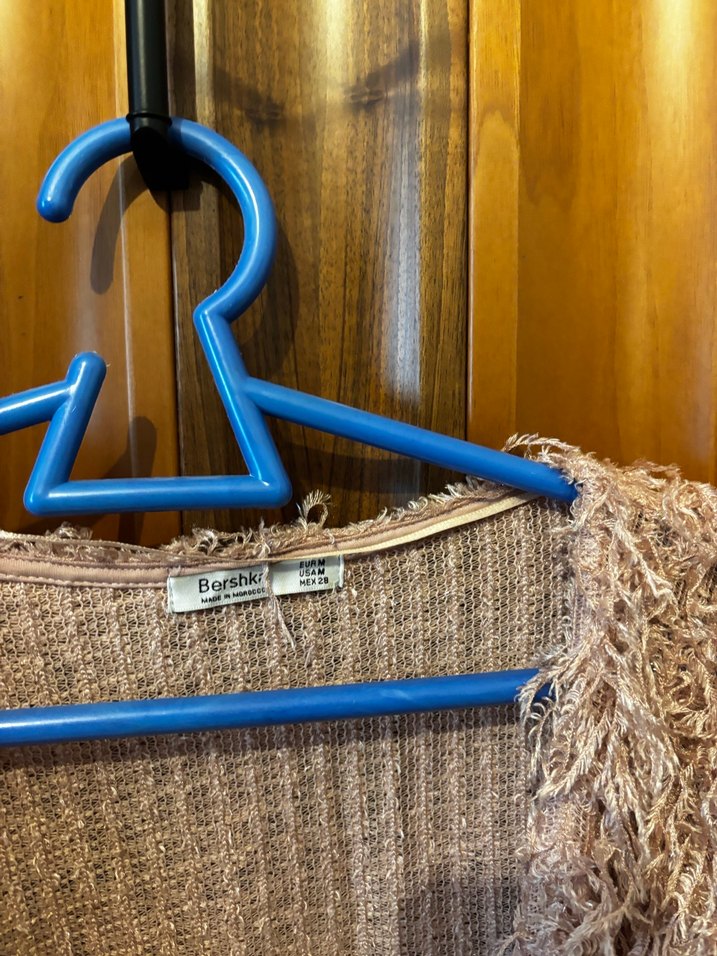 Kürk Detaylı simli Mini Hırka - Görsel 3