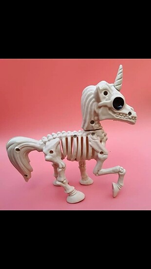  Beden Unicorn iskelet Halloween