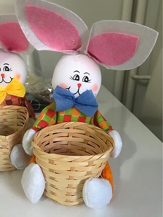 Beden Renk Hasır sepetli tavşan 1 adet