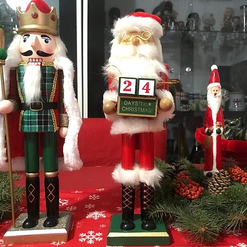 Ahşap fındıkkıran- Noel baba 38 cm