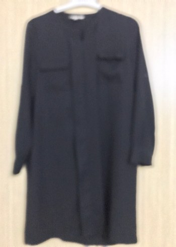 Siyah Uzun Kollu Kadın Tunik - Görsel 4