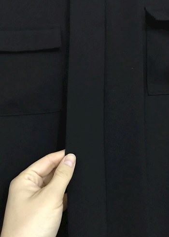 Siyah Uzun Kollu Kadın Tunik - Görsel 8