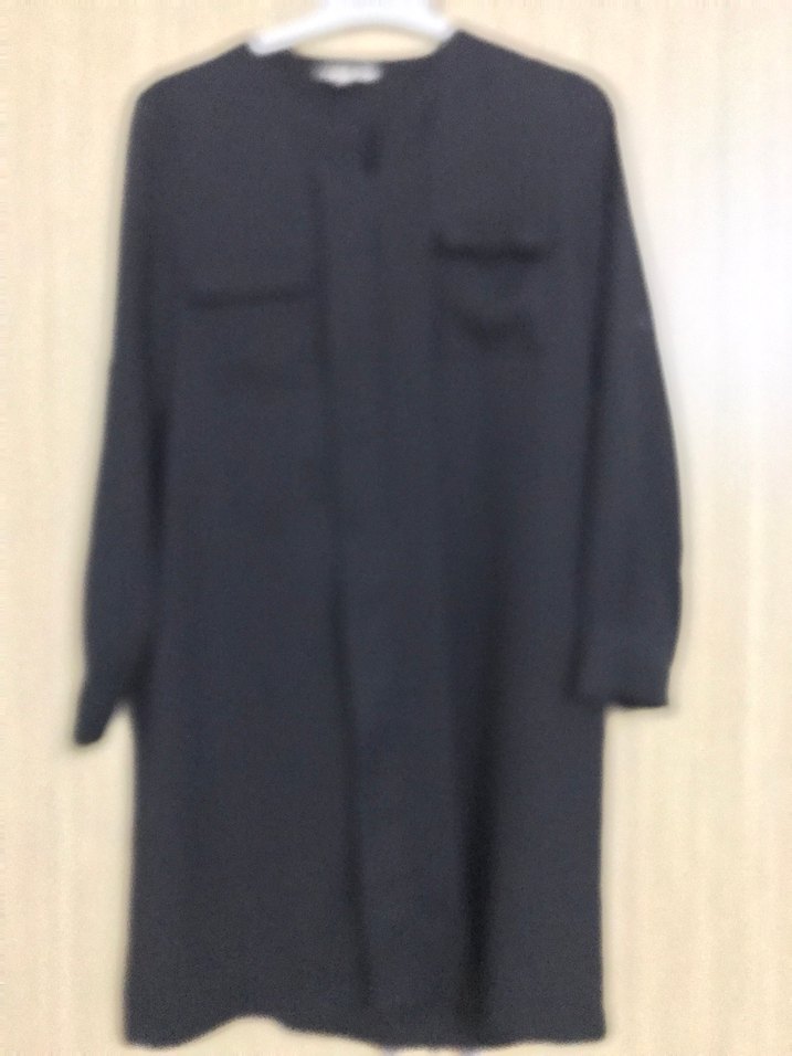 Siyah Uzun Kollu Kadın Tunik - Görsel 4