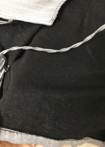 Gri Kısa Bol Kesim Kadın Ceket - Görsel 6