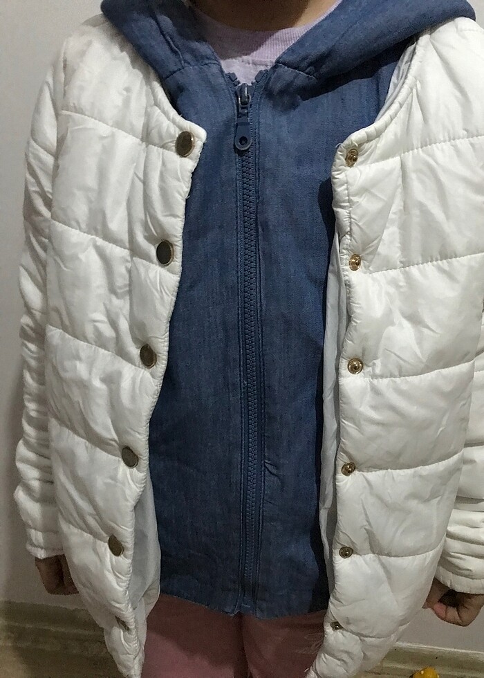 Kız çocuk şişme mont - Görsel 3