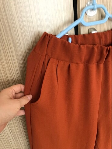 Kiremit rengi tunik takım - Görsel 7