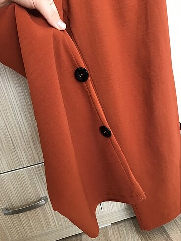 Kiremit rengi tunik takım - Görsel 8