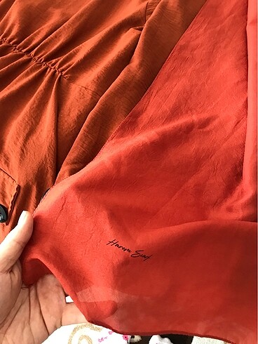 Kiremit rengi tunik takım - Görsel 12