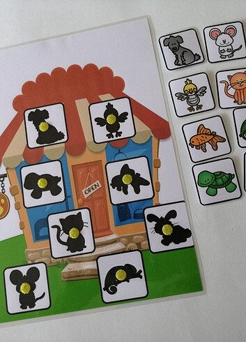  Beden Renk Eğitici Oyuncak Cırtlı Kitap Çocuk Etkinlik Oyun Aktivite 