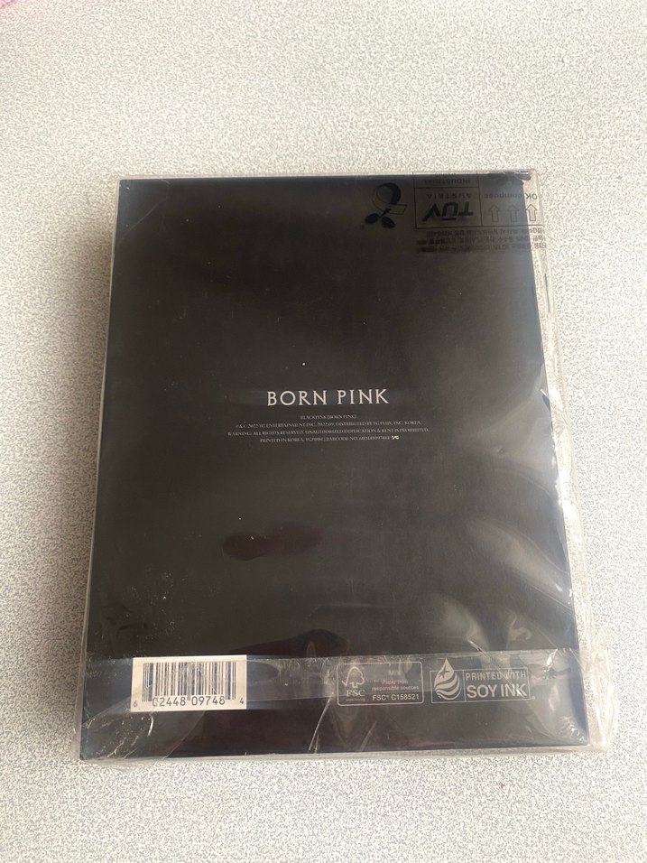Blackpink Born Pink Exlusive box set black vers Kpop Jennie - Görsel 2