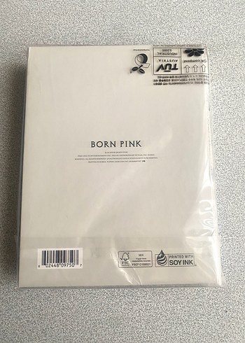 Blackpink Born Pink Exlusive box set grey vers kpop jennie lisa - Görsel 2