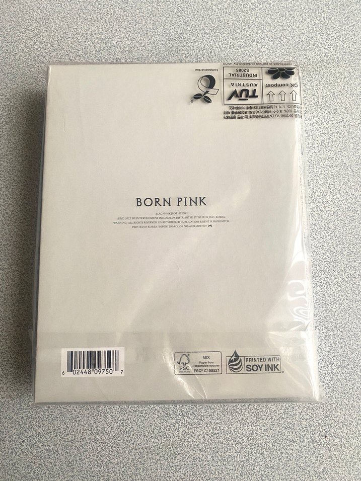 Blackpink Born Pink Exlusive box set grey vers kpop jennie lisa - Görsel 2