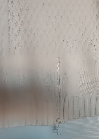 s Beden Beyaz Balıkçı Yaka Kadın Triko Kazak