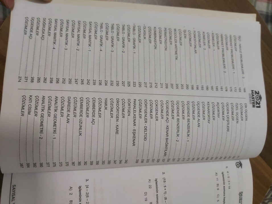 2021 ALES Sayısal Yetenek Soru Kitabı - Görsel 3