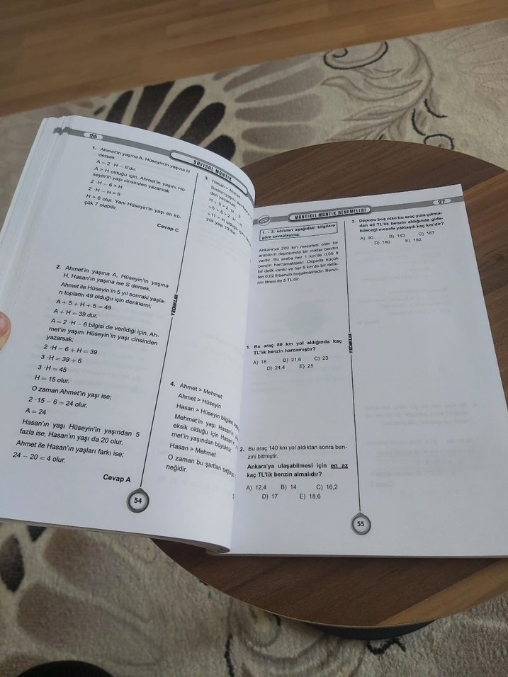 Sayısal Sözel Mantık 50 Deneme Kitabı - Görsel 3