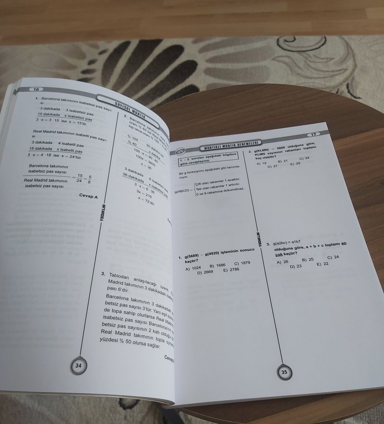 Sayısal Sözel Mantık 50 Deneme Kitabı - Görsel 4