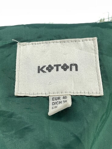 40 Beden yeşil Renk Koton Kaban %70 İndirimli.