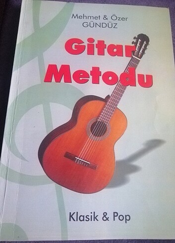Gitar metodu kitap Mehmet özer gündüz 