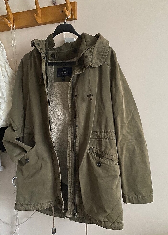 Haki Çift Parçalı Parka - Görsel 5