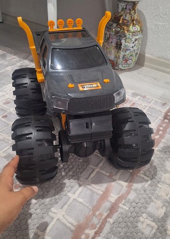 WONSTAR TRUCK Gri Büyük Tekerlekli Oyuncak Araba