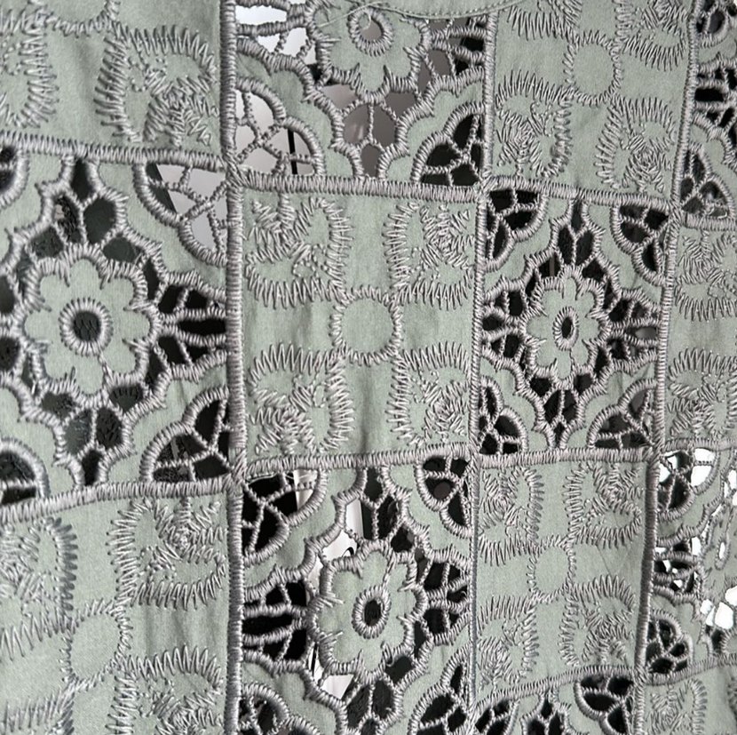 Zara haki  fistolu bluz etiketli - Görsel 5