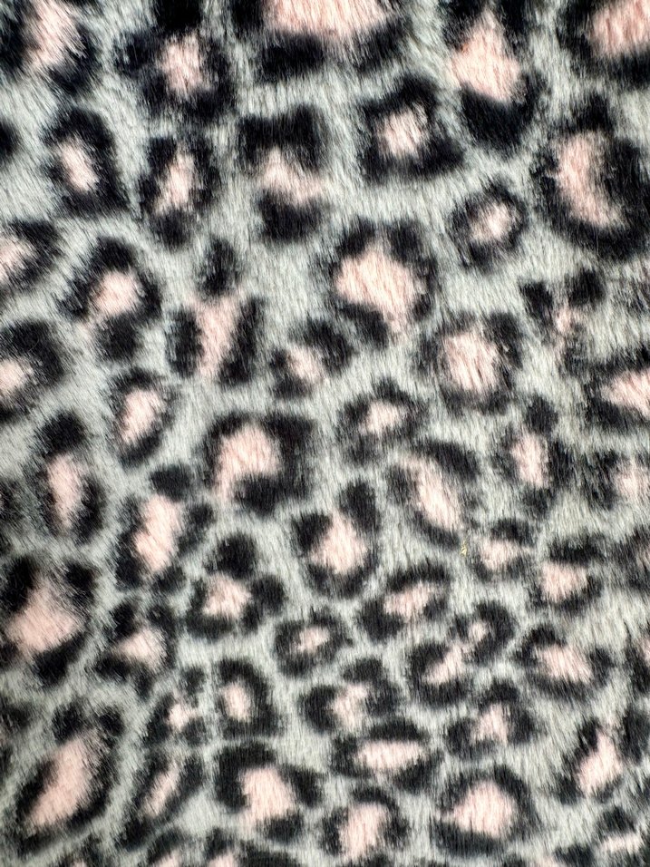 Kız Çocuk Gri Desenli Kürklü Yelek Koton kids - Görsel 3