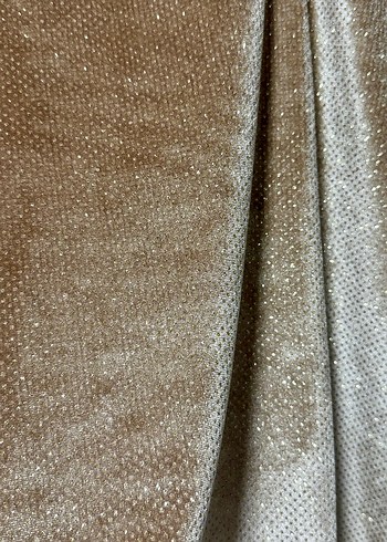 Zara Drapeli Midi Abiye Elbise - Görsel 3