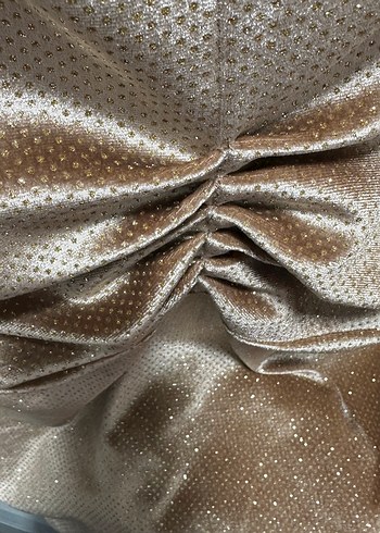 Zara Drapeli Midi Abiye Elbise - Görsel 5