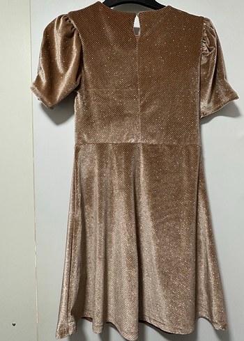 Zara Drapeli Midi Abiye Elbise - Görsel 6